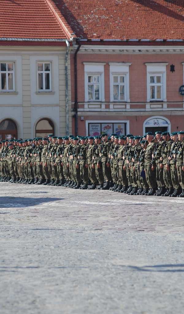 Przysięga Żołnierzy Obrony Terytorialnej w Jarosławiu