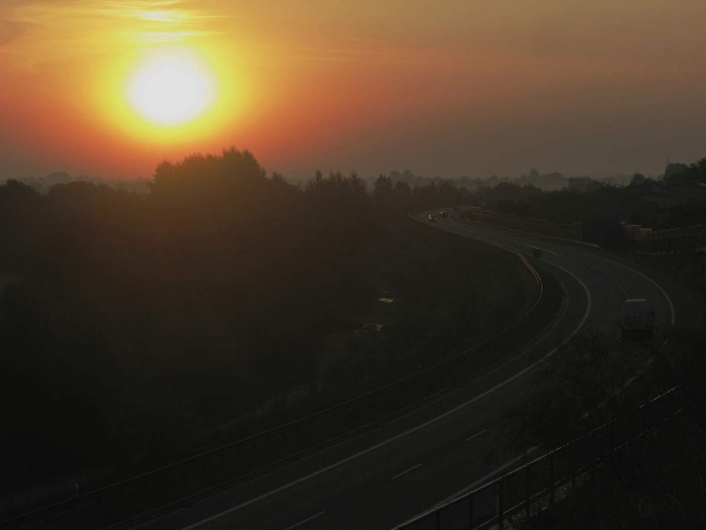 Jarosławska obwodnica rankiem zd.1