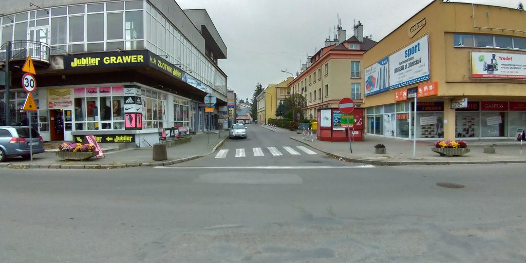 Jarosław - wyjazd z ulicy Św. Ducha