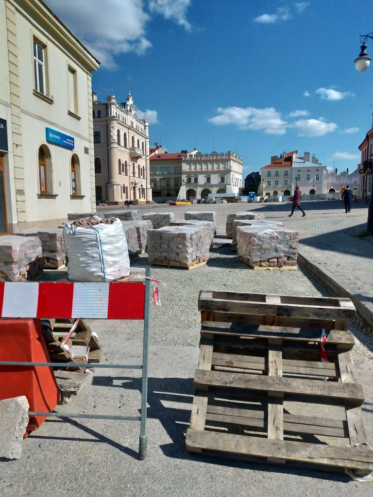 Remonty jarosławskich dróg - Rynek z ulicy Spytka
