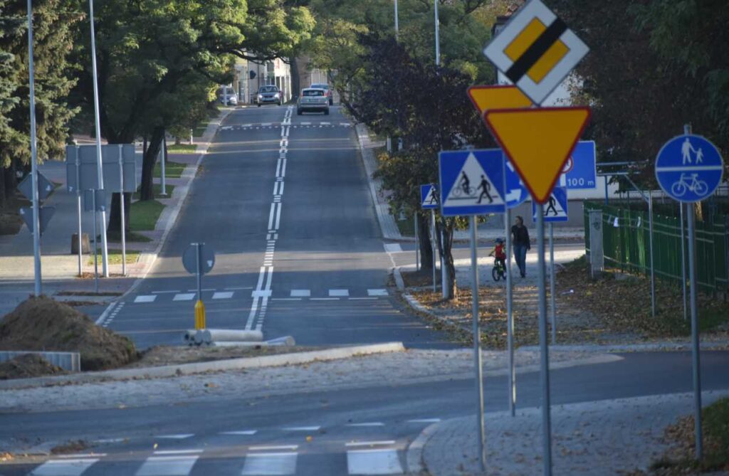 Ulica Kraszewskiego w Jarosławiu po remoncie zd.2
