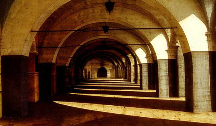 Jarosławskie podcienia - zdjęcie przerobione